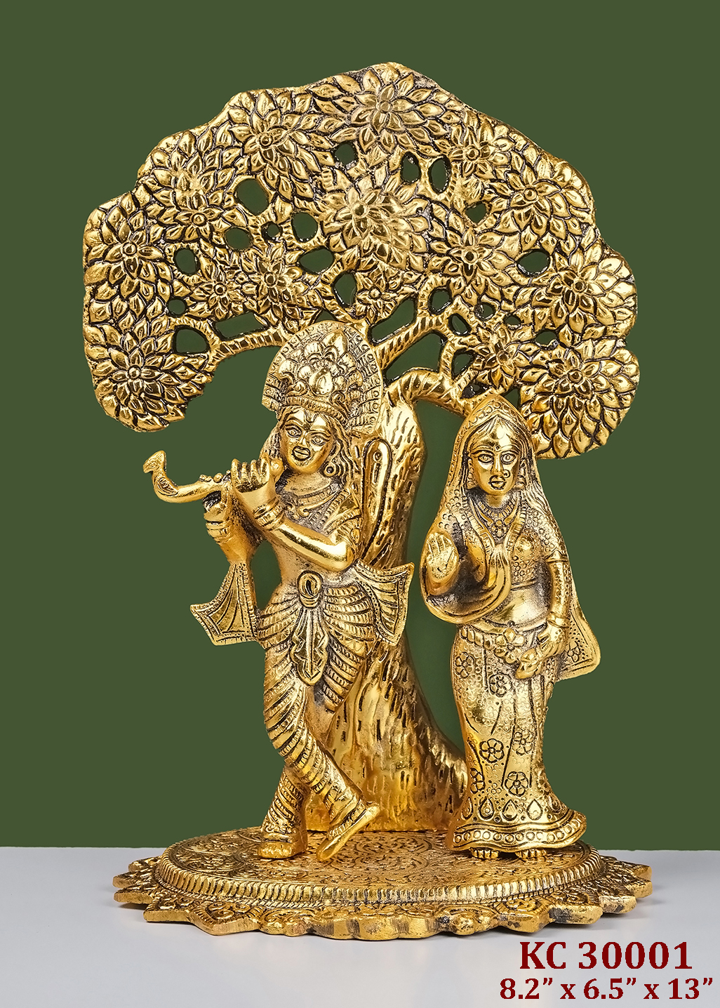 Radha Krishna with Tree